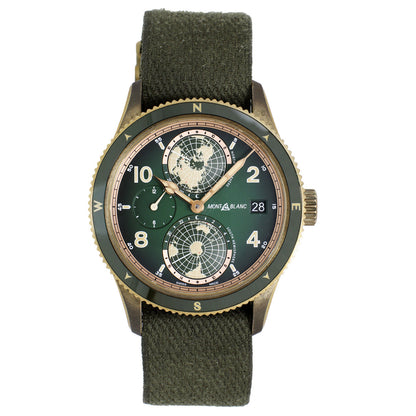 Exclusive Montblanc Bronze 1858 Geosphere Limited Edition 119909 — Front View