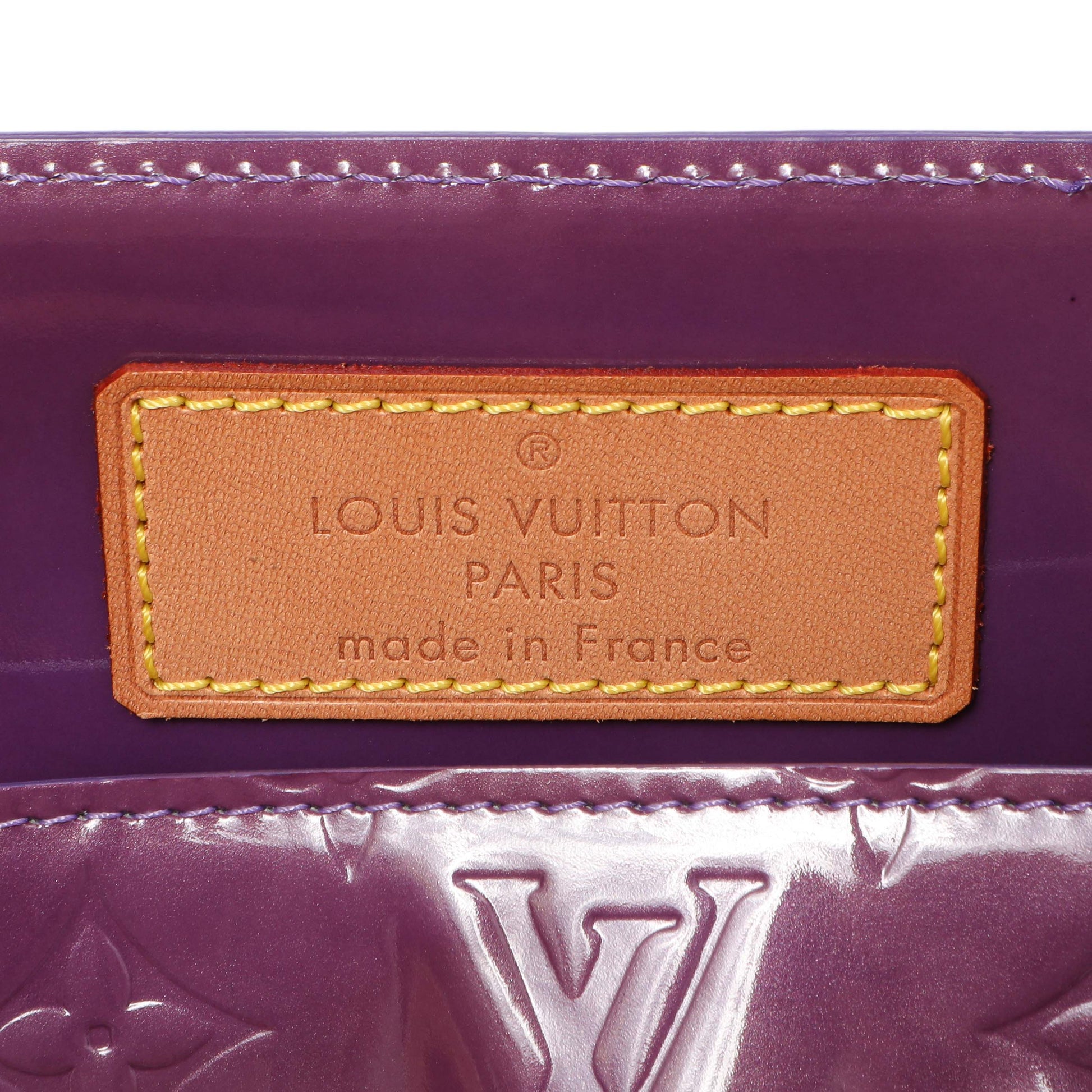 Exclusive Louis Vuitton Purple Vernis Reade GM — Alternate View 9