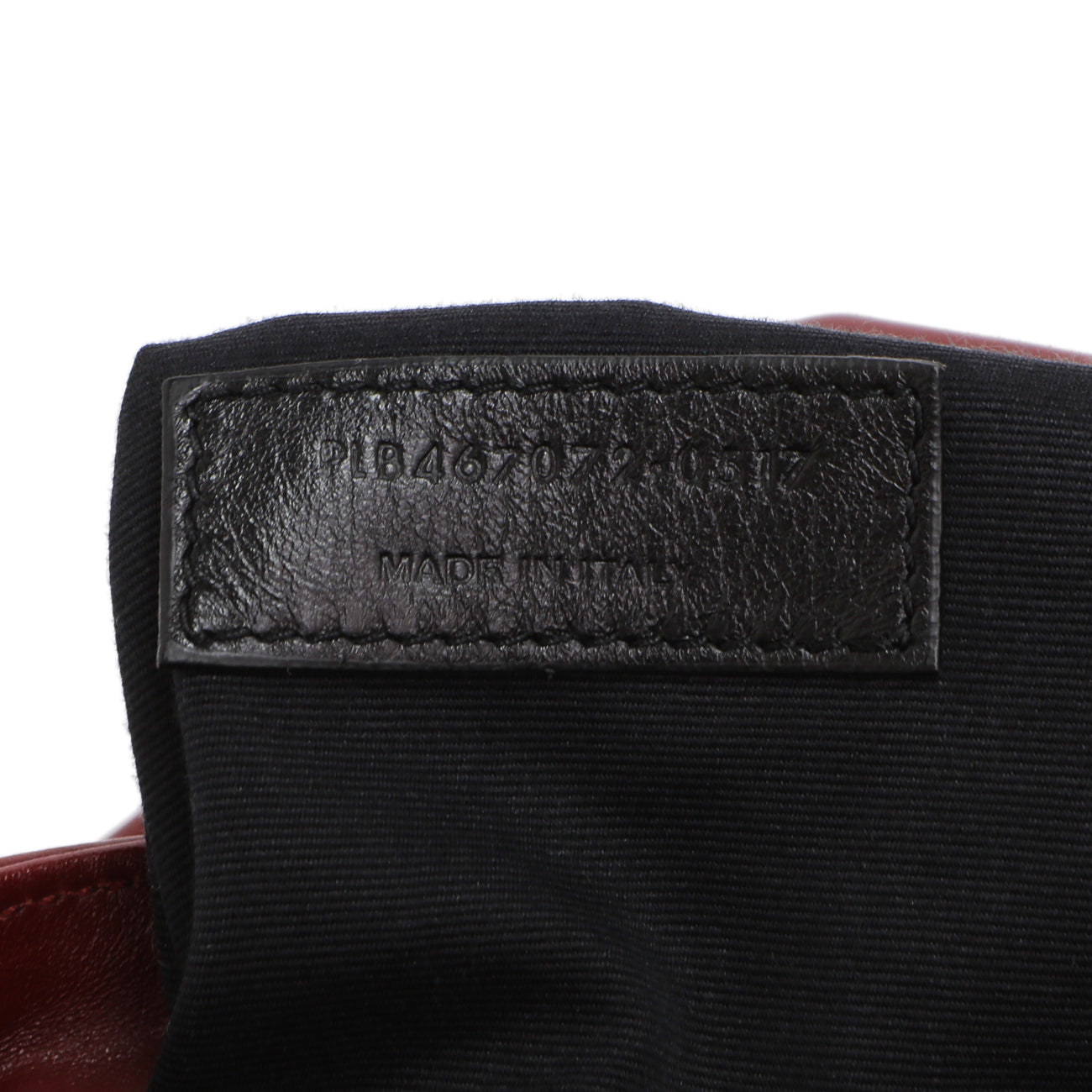 Exclusive Saint Laurent Burgundy Calfskin Monogram Toy Loulou Crossbody — Alternate View 10