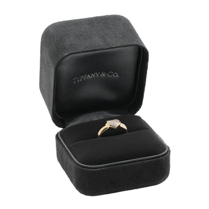 Exclusive Tiffany & Co. 18K Yellow Gold Diamond Heart Ring — Detail View
