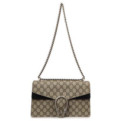 Exclusive Gucci GG Supreme Monogram Small Dionysus — Front View