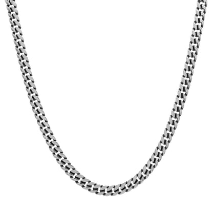Exclusive David Yurman Sterling Silver Curb Chain Necklace — Front View