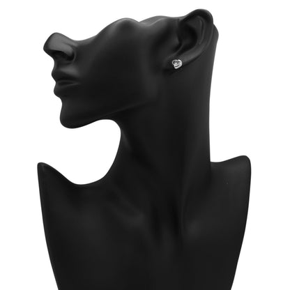 Exclusive Chopard 18K White Gold Happy Diamonds Icon Earrings — Back View