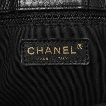 Exclusive Chanel Black Calfskin Cerf Executive Shopper Tote — Alternate View 9