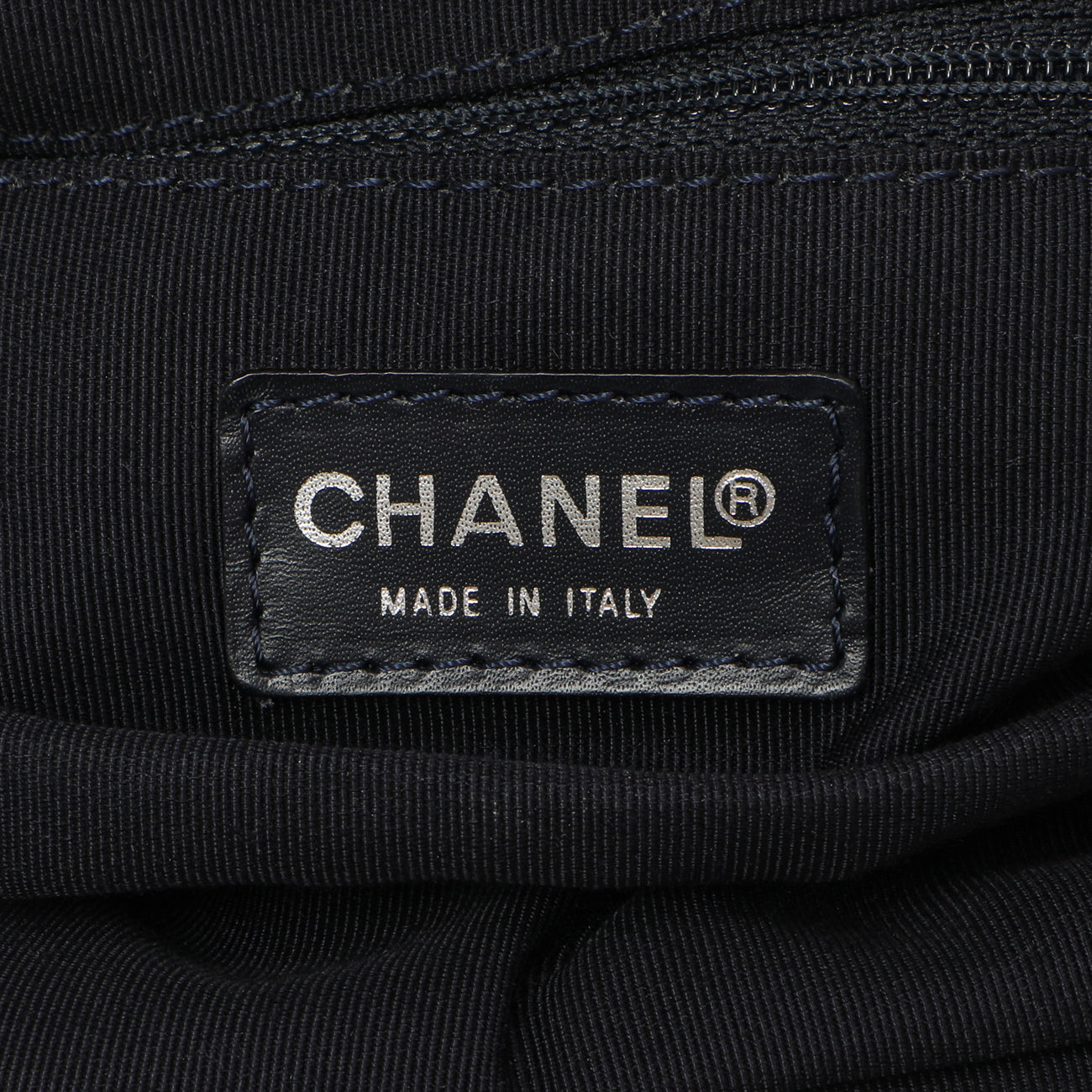 Exclusive Chanel Red Floral Canvas Frame Tote — Detail View