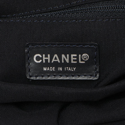 Exclusive Chanel Red Floral Canvas Frame Tote — Detail View