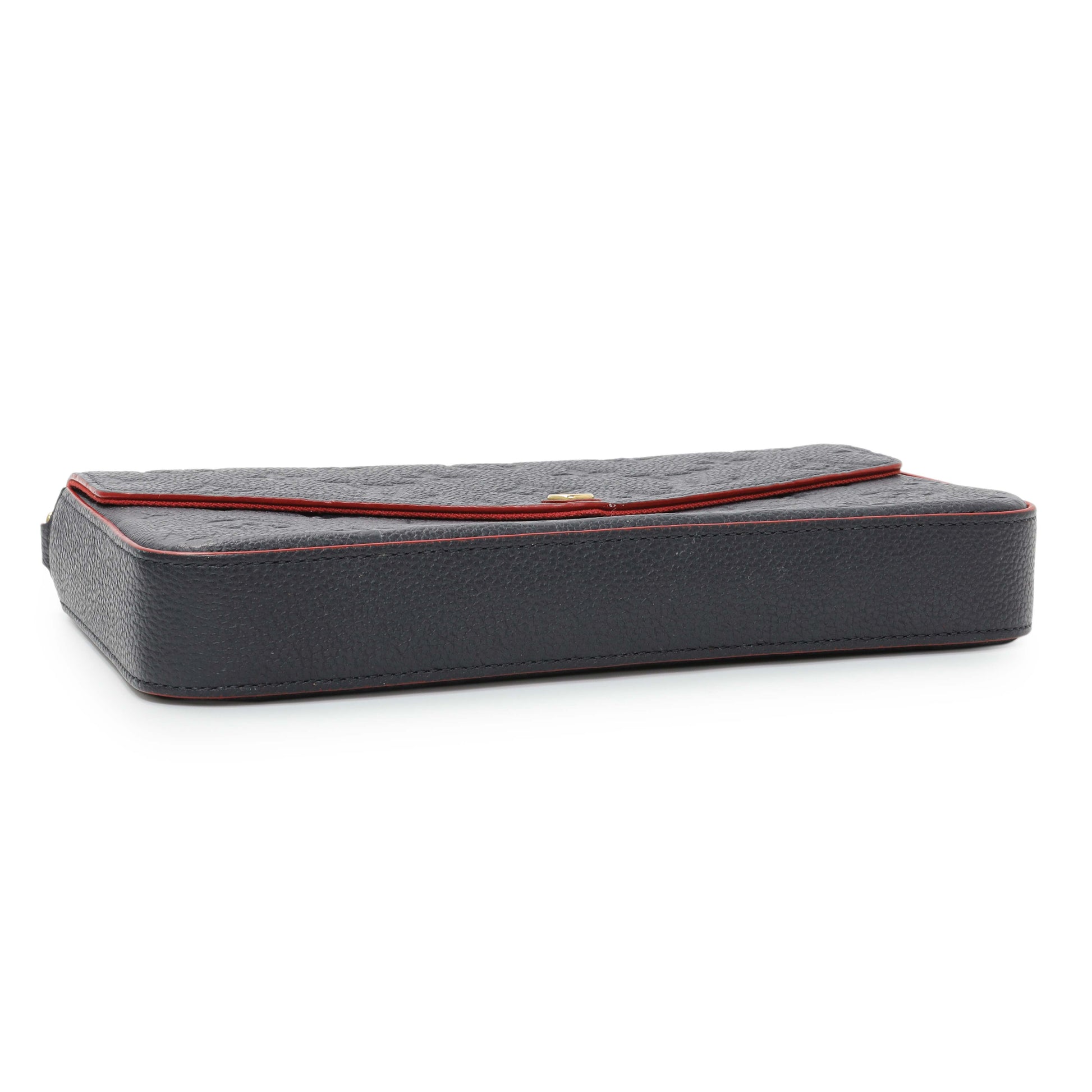 Exclusive Louis Vuitton Marine Rouge Empreinte Felicie Pochette — Top View