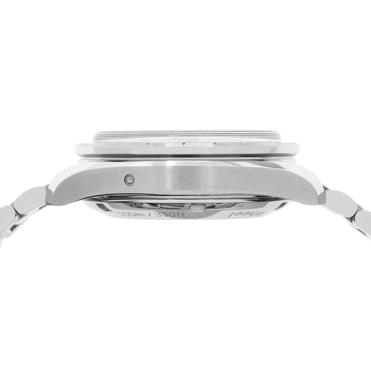 Exclusive Omega Stainless Steel Speedmaster 38 324.30.38.50.03.001 — Back View