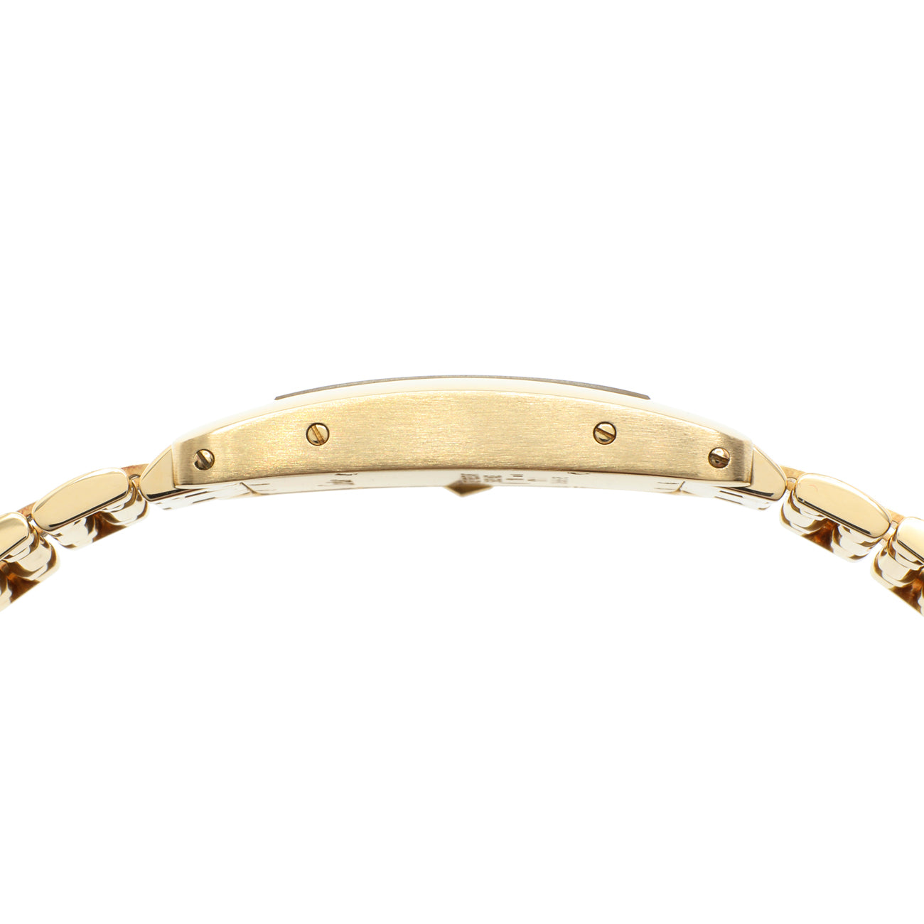 Exclusive Cartier 18K Yellow Gold Tank Americaine W26015K2 — Back View