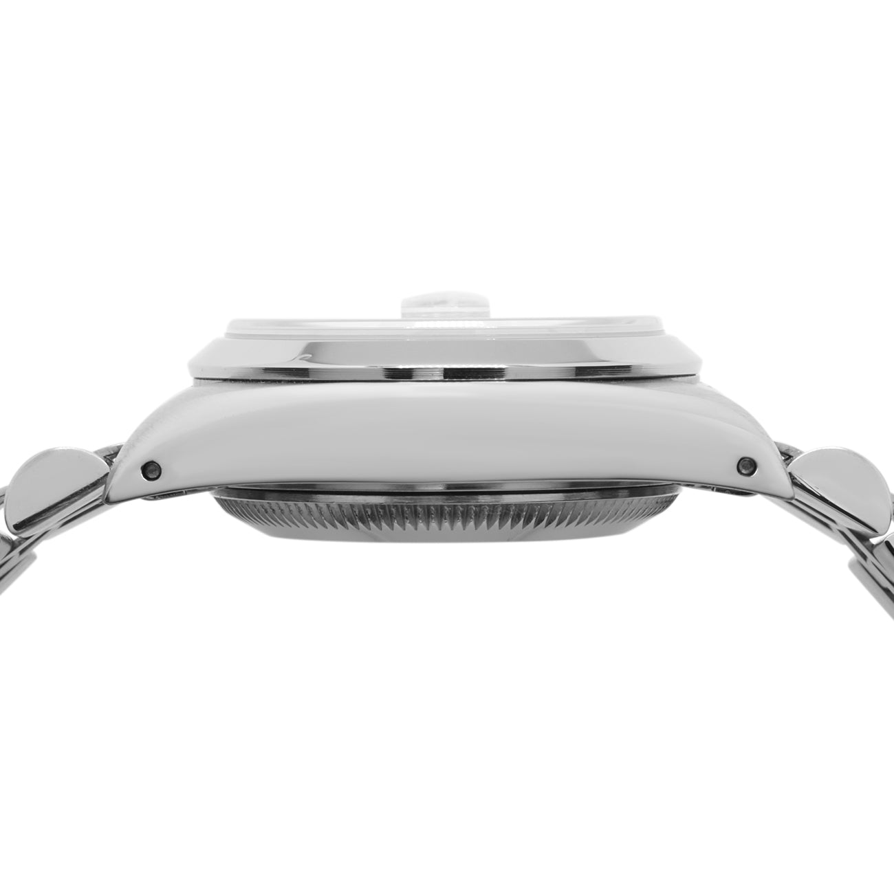 Exclusive Rolex Stainless Steel Oyster Perpetual Date 69160 — Back View