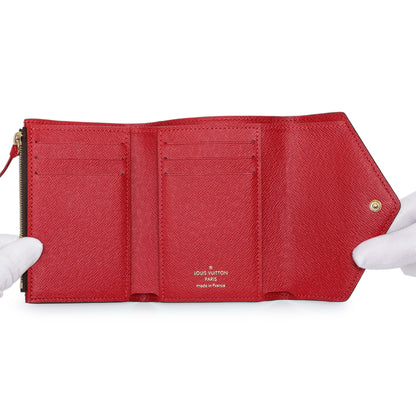 Exclusive Louis Vuitton Damier Ebene Victorine Wallet — Top View