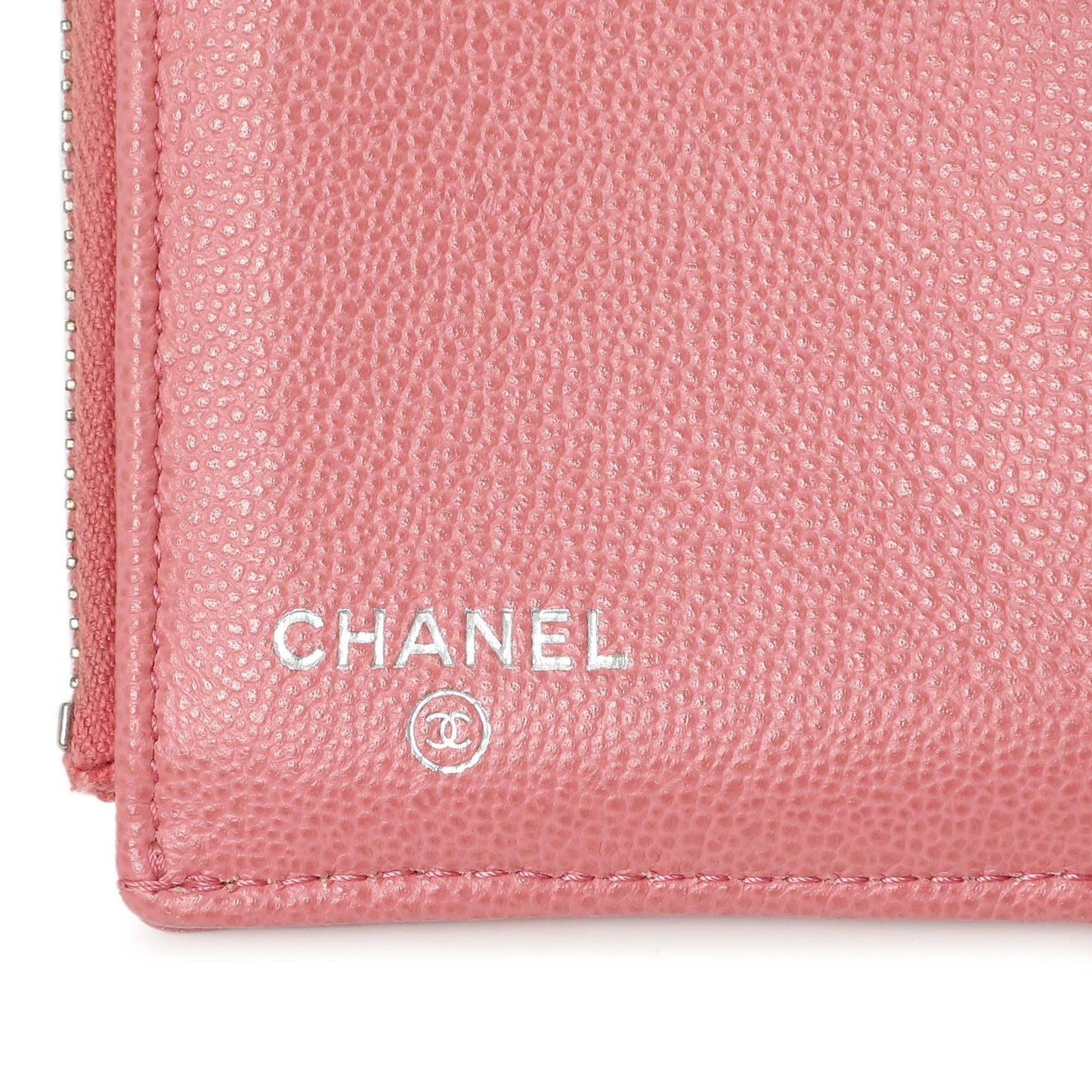 Exclusive Chanel Pink Quilted Grained Calfskin CC Box Flap Wallet — Alternate View 9