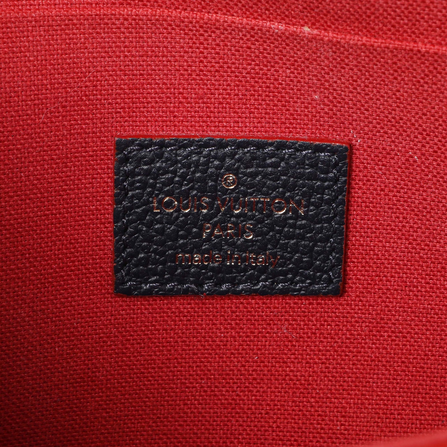 Exclusive Louis Vuitton Marine Rouge Empreinte Felicie Pochette — Lifestyle View