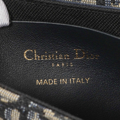 Exclusive Christian Dior Blue Oblique Nano 30 Montaigne Pouch — Detail View