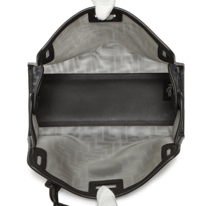 Exclusive Fendi Mesh Vitello Century FF 1974 Mini Peekaboo Defender Cover — Top View
