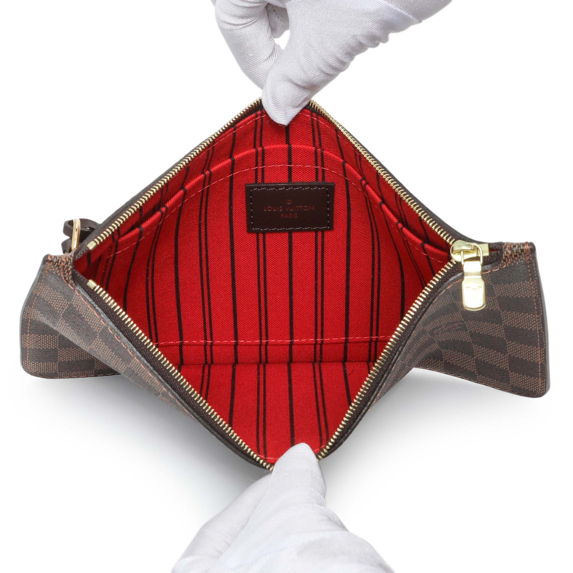 Exclusive Louis Vuitton Damier Ebene Neo Neverfull MM — Alternate View 7