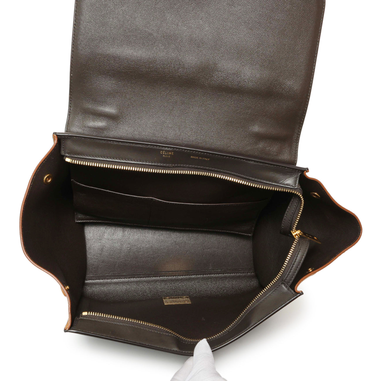 Exclusive Celine Tricolor Calfskin Small Trapeze — Alternate View 8