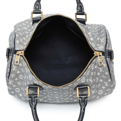 Exclusive Louis Vuitton Encre Monogram Idylle Speedy Bandouliere 30 — Top View