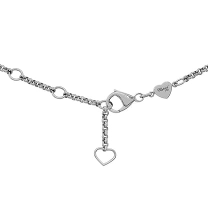 Exclusive Chopard 18K White Gold Miss Happy Diamond Bracelet — Back View