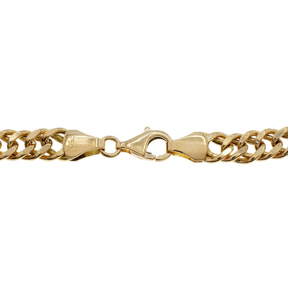 Exclusive 18K Yellow Gold Curb Link Bracelet — Side View