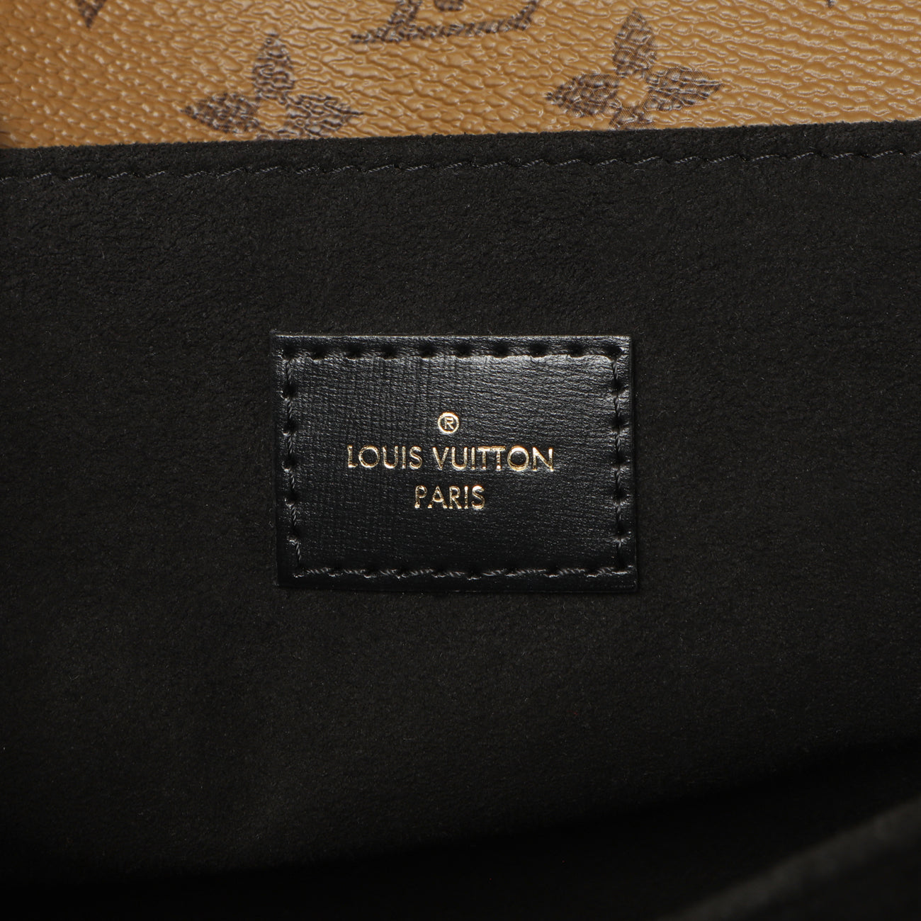 Exclusive Louis Vuitton Monogram Reverse Pochette Metis — Detail View