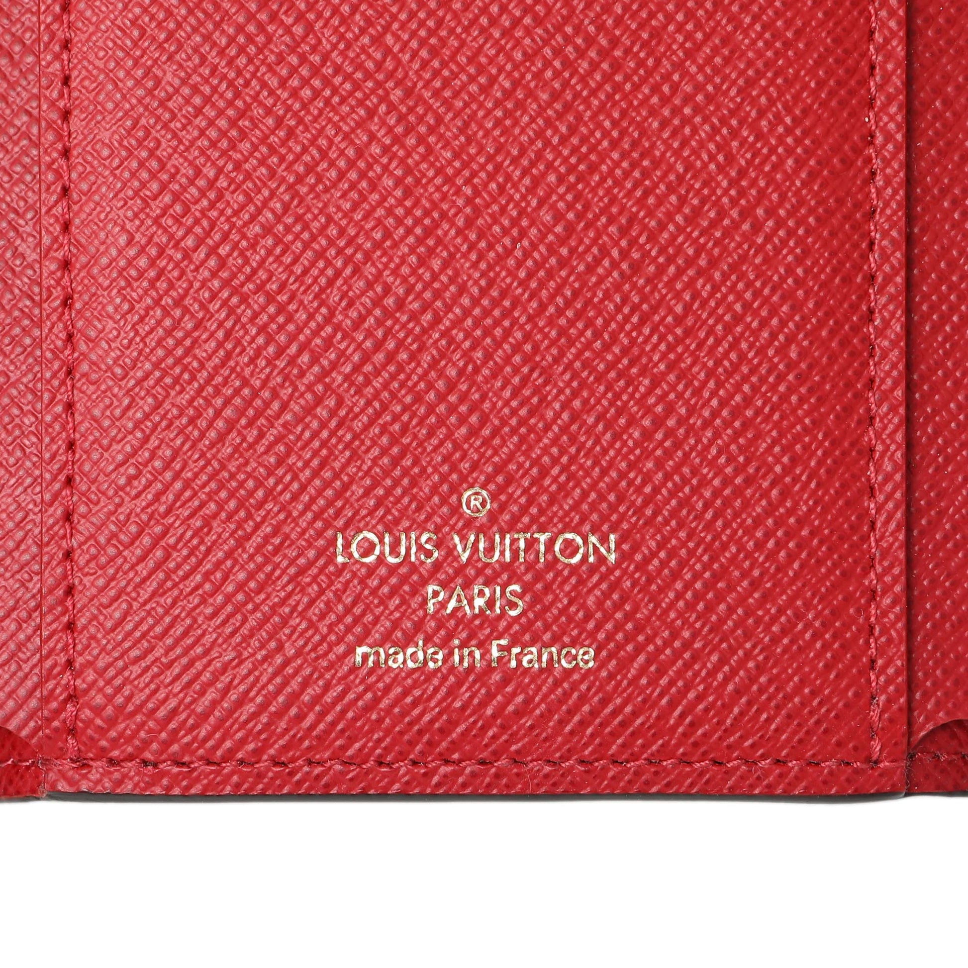 Exclusive Louis Vuitton Damier Ebene Victorine Wallet — Detail View