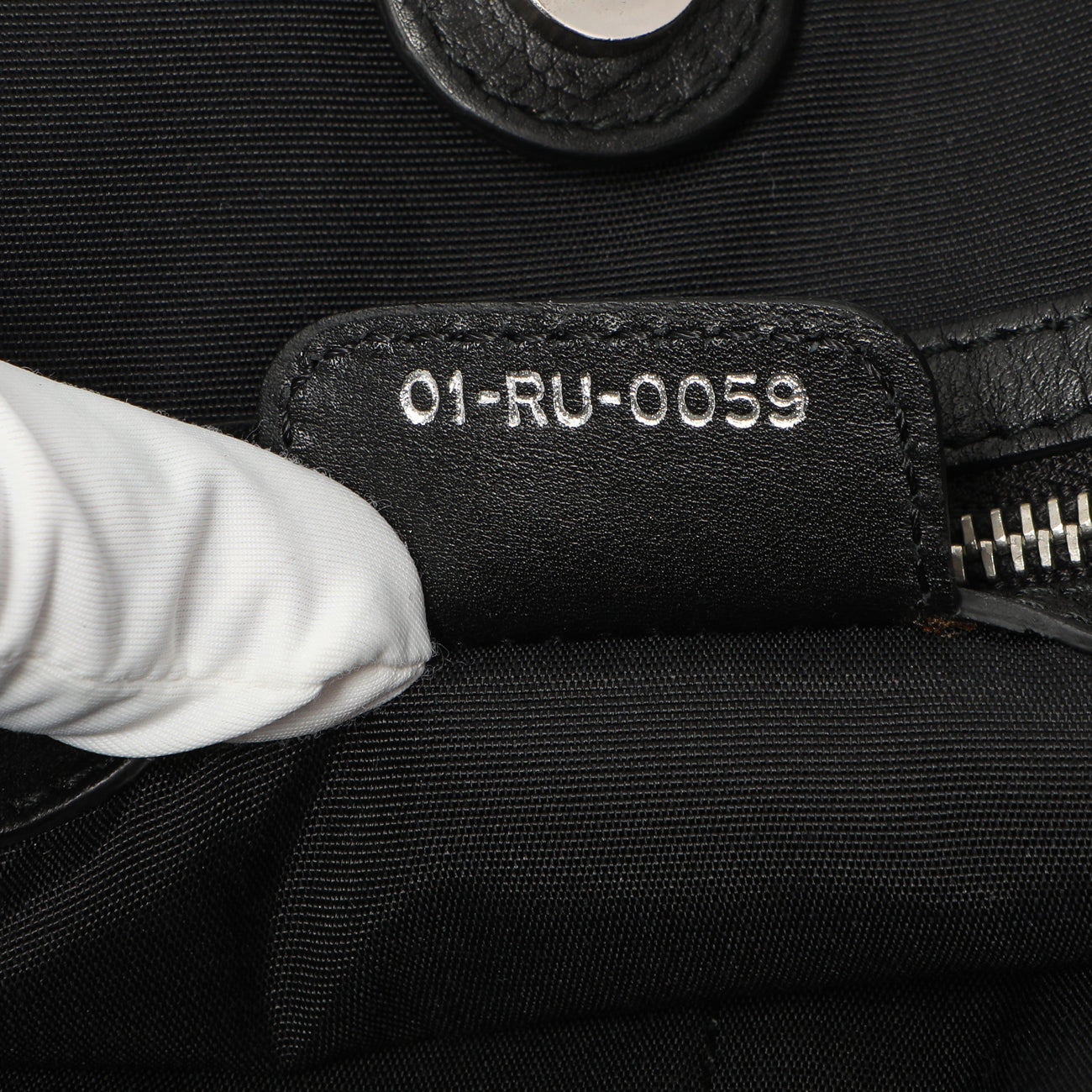 Exclusive Christian Dior Black Coated Canvas Cannage Small Panarea Tote — Lifestyle View
