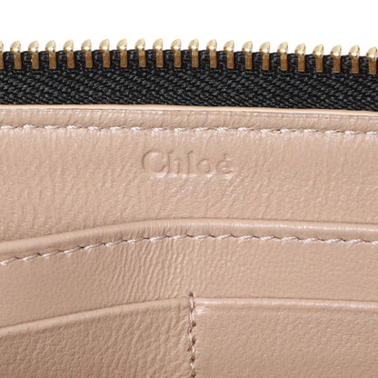 Exclusive Chloe Black Grained Calfskin Drew Zip Wallet — Detail View