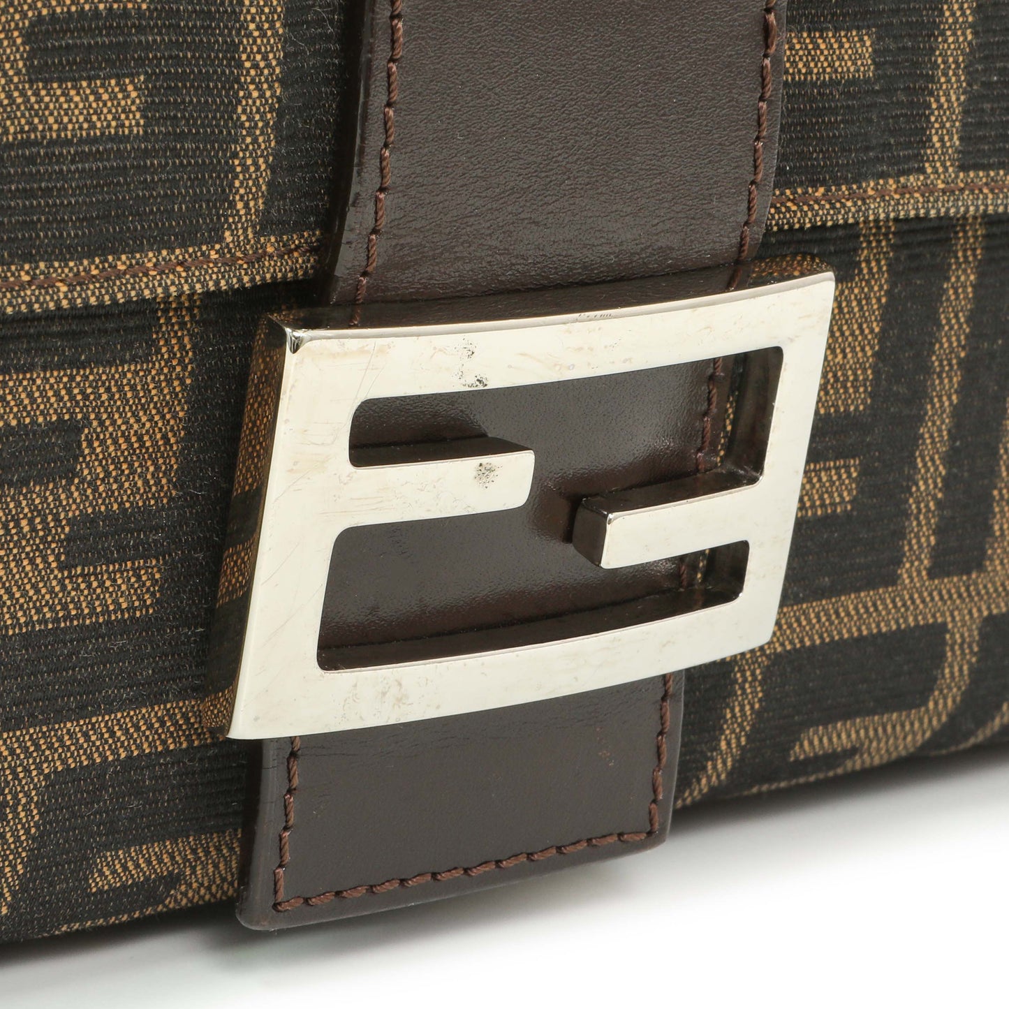 Exclusive Fendi Zucca Mama Baguette Zip Shoulder Bag — Alternate View 11