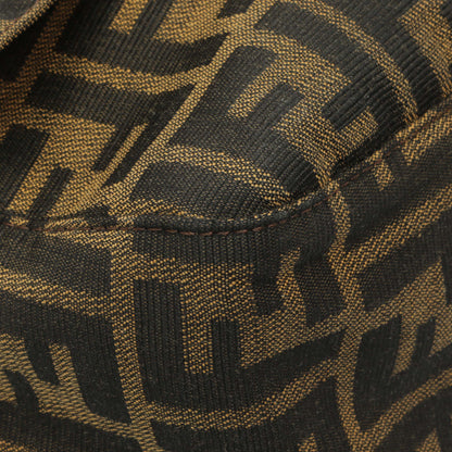 Exclusive Fendi Zucca Mama Baguette Zip Shoulder Bag — Top View