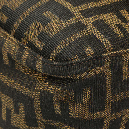 Exclusive Fendi Zucca Mama Baguette Zip Shoulder Bag — Detail View