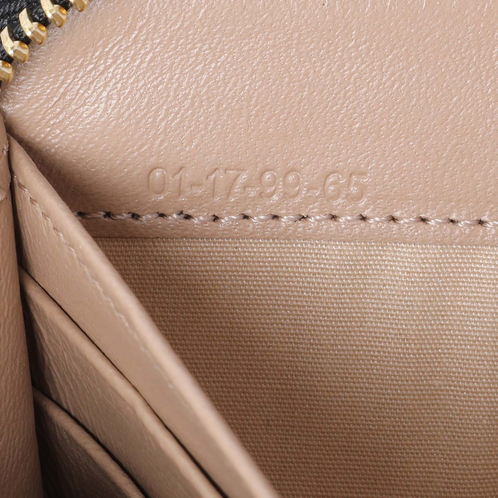 Exclusive Chloe Black Grained Calfskin Drew Zip Wallet — Lifestyle View