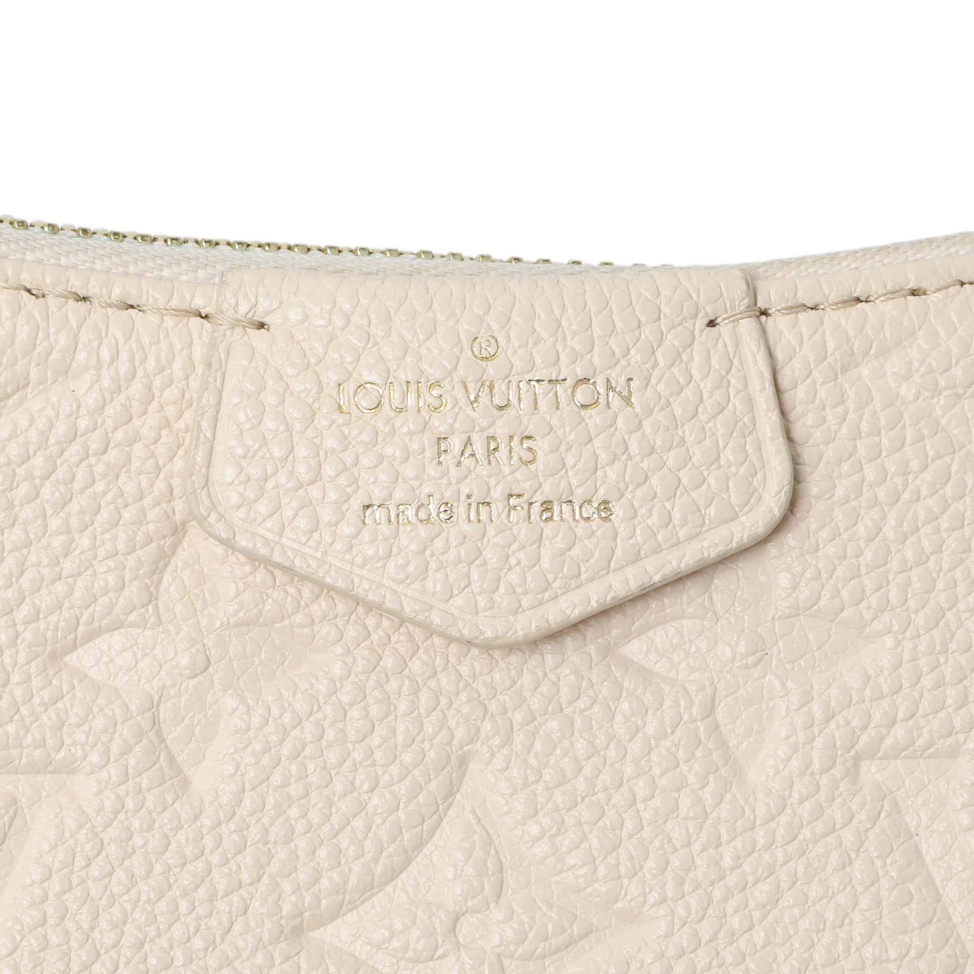 Exclusive Louis Vuitton Empreinte Easy Pouch On Strap — Detail View