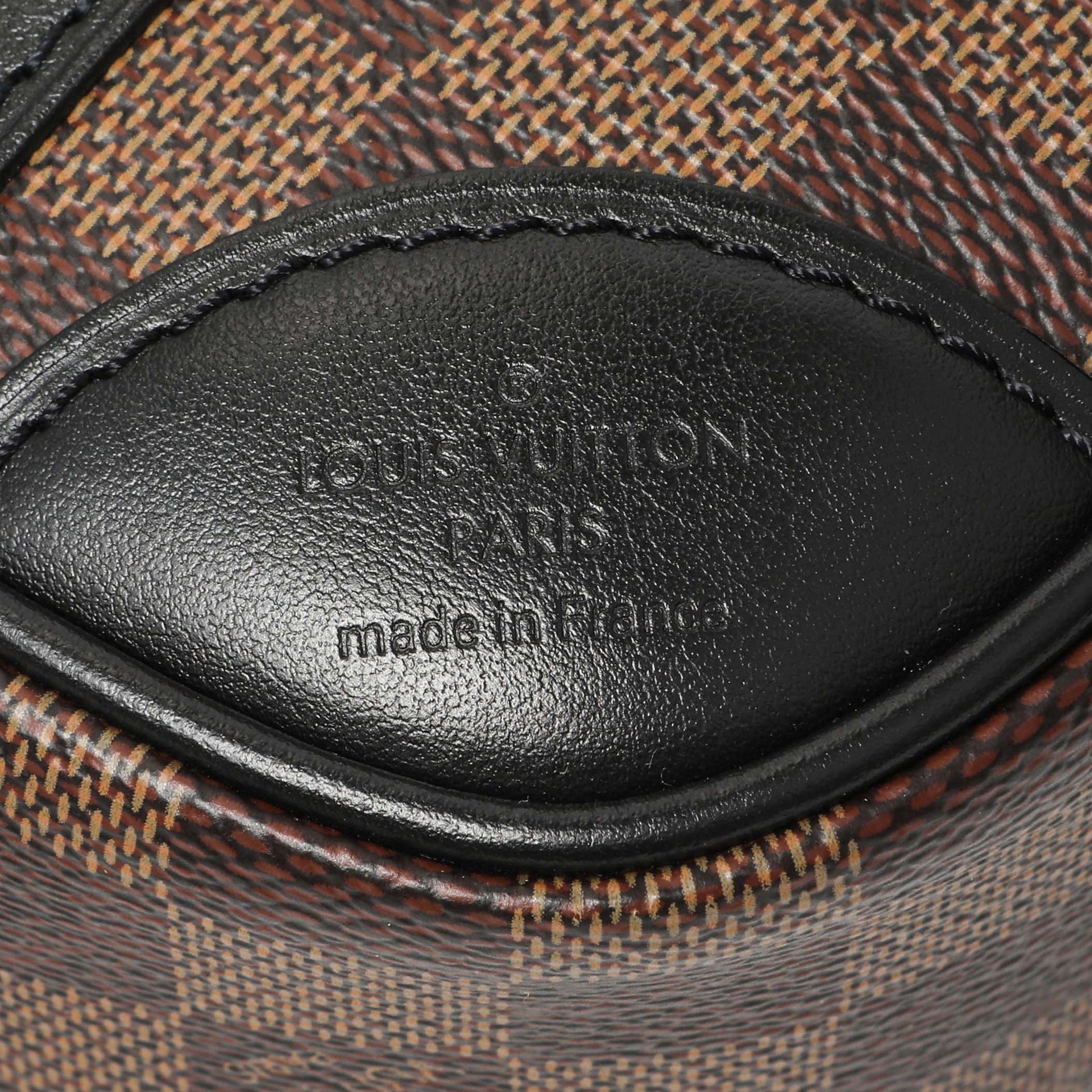 Exclusive Louis Vuitton Damier Ebene Valisette Souple BB — Detail View