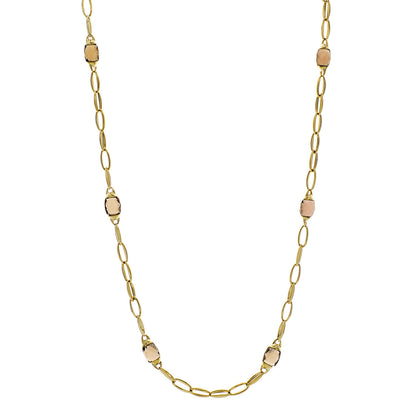 Exclusive Chimento 18K Yellow Gold Smoky Quartz Accordi Necklace — Front View