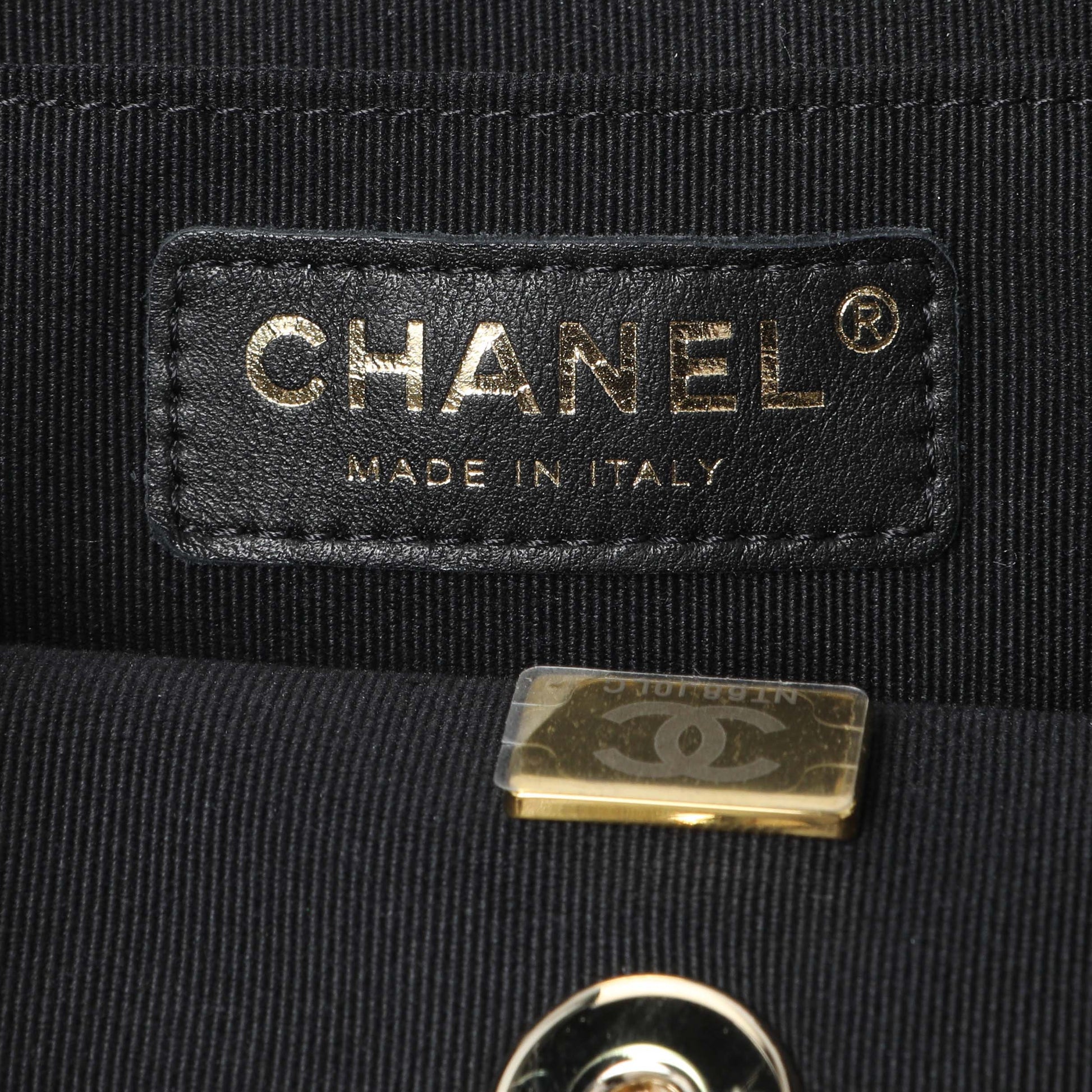 Exclusive Chanel Black Duma Backpack Small — Detail View