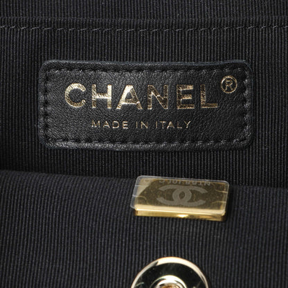 Exclusive Chanel Black Duma Backpack Small — Detail View