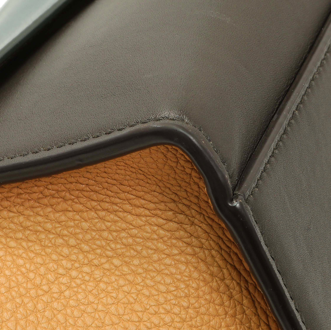 Exclusive Celine Tricolor Calfskin Small Trapeze — Top View