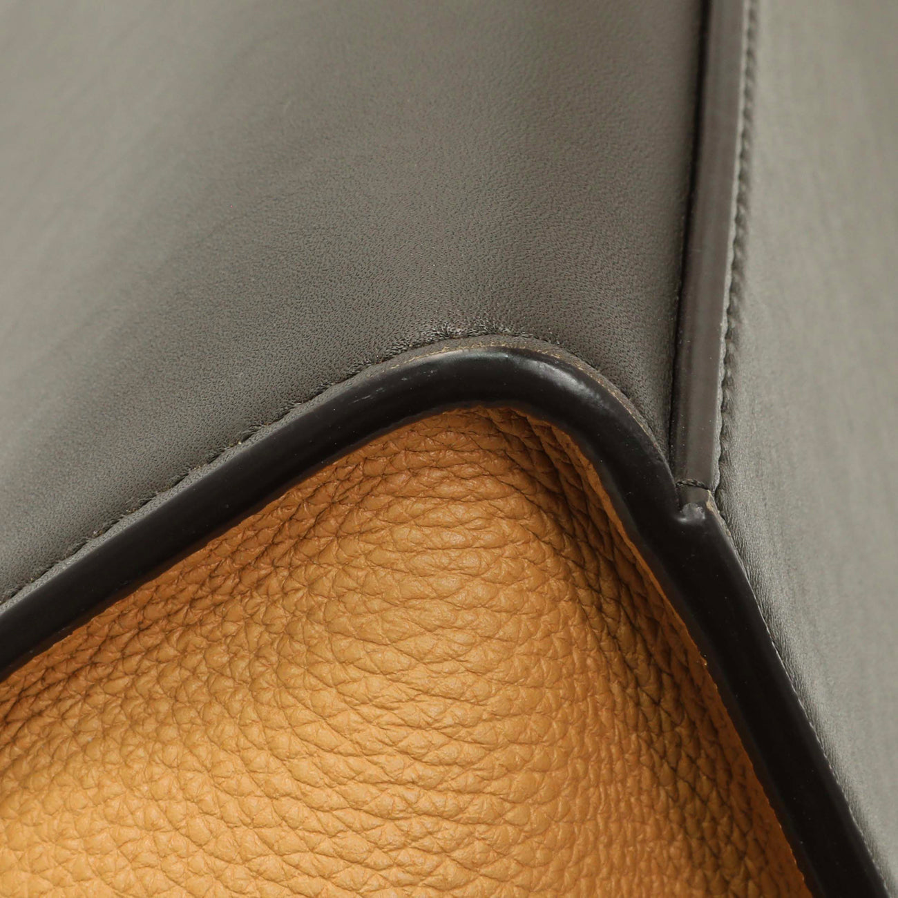 Exclusive Celine Tricolor Calfskin Small Trapeze — Lifestyle View