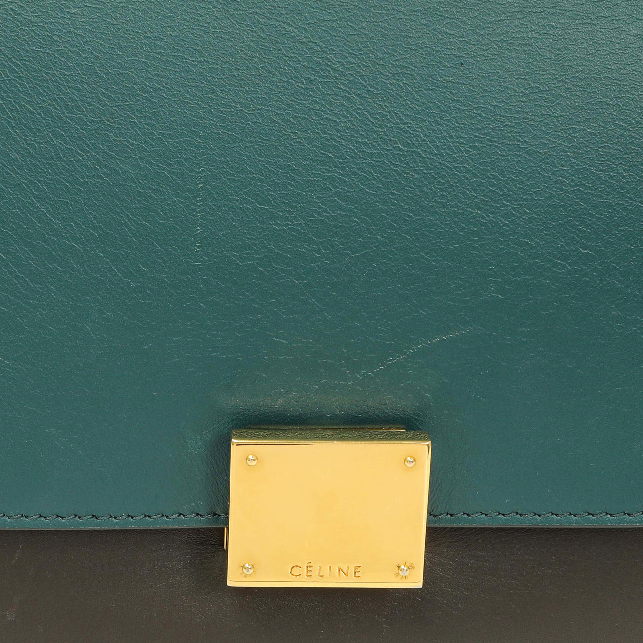 Exclusive Celine Tricolor Calfskin Small Trapeze — Alternate View 11