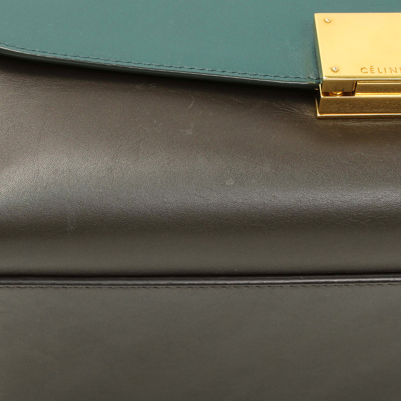 Exclusive Celine Tricolor Calfskin Small Trapeze — Alternate View 12