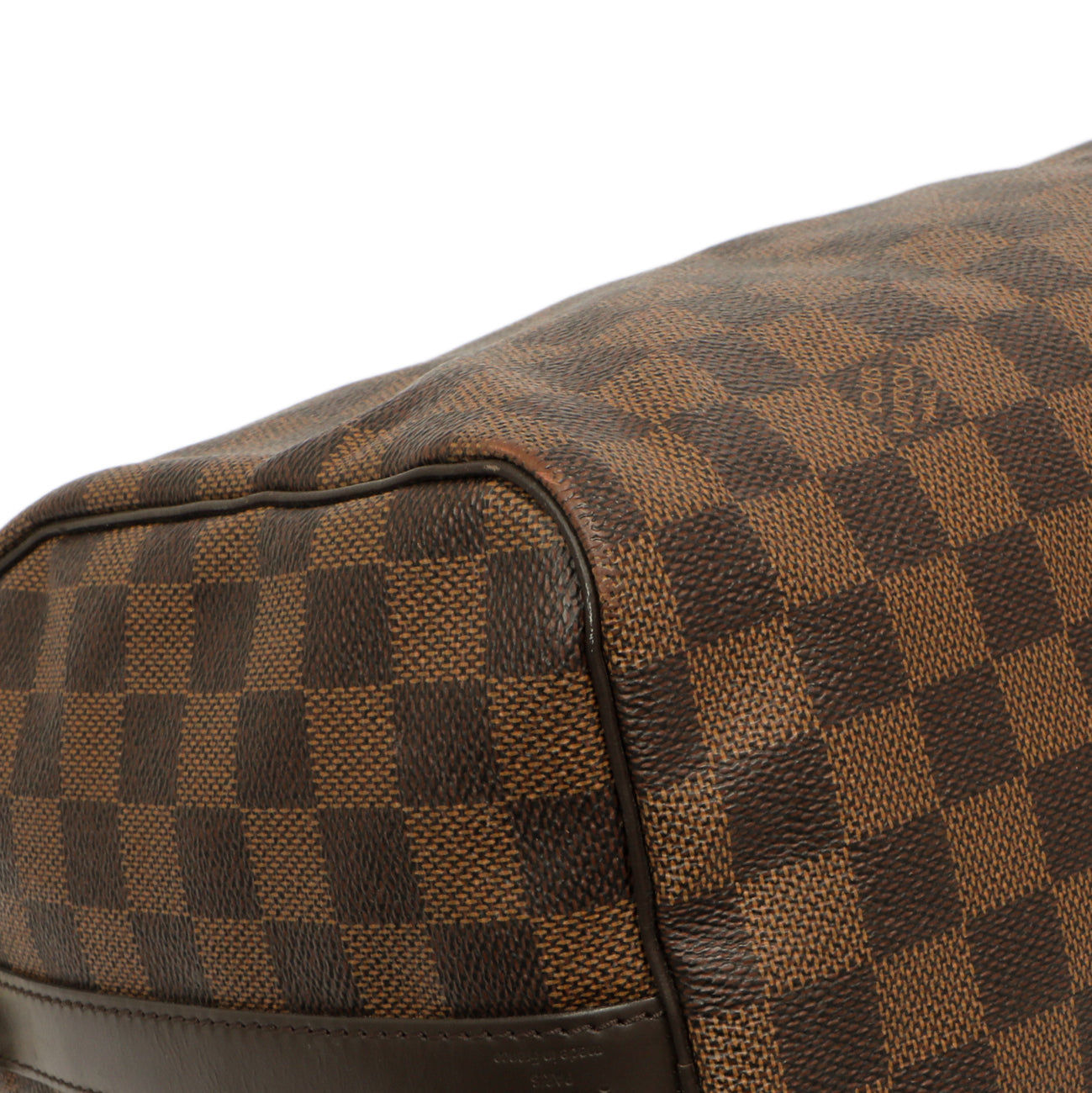 Exclusive Louis Vuitton Damier Ebene Speedy Bandouliere 30 — Top View