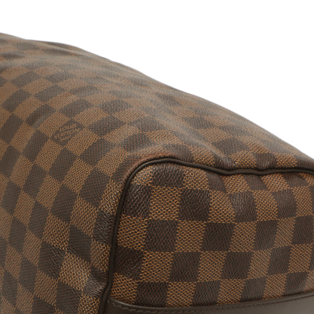 Exclusive Louis Vuitton Damier Ebene Speedy Bandouliere 30 — Detail View