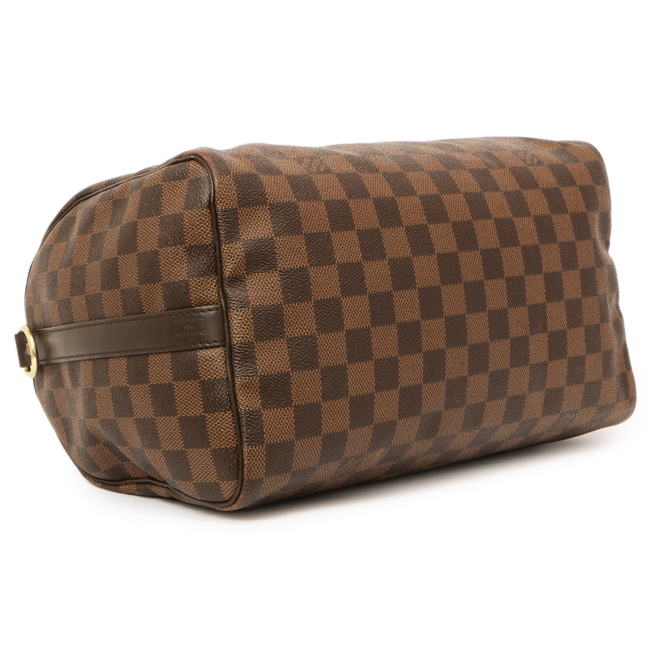 Exclusive Louis Vuitton Damier Ebene Speedy Bandouliere 30 — Back View