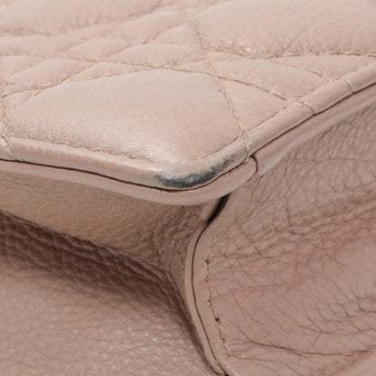 Exclusive Christian Dior Calfskin Cannage Caro Zipped Pouch With Chain — Lifestyle View