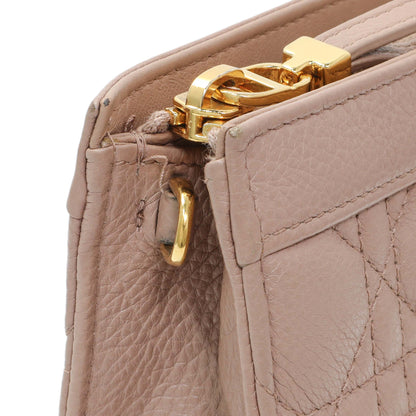 Exclusive Christian Dior Calfskin Cannage Caro Zipped Pouch With Chain — Alternate View 12