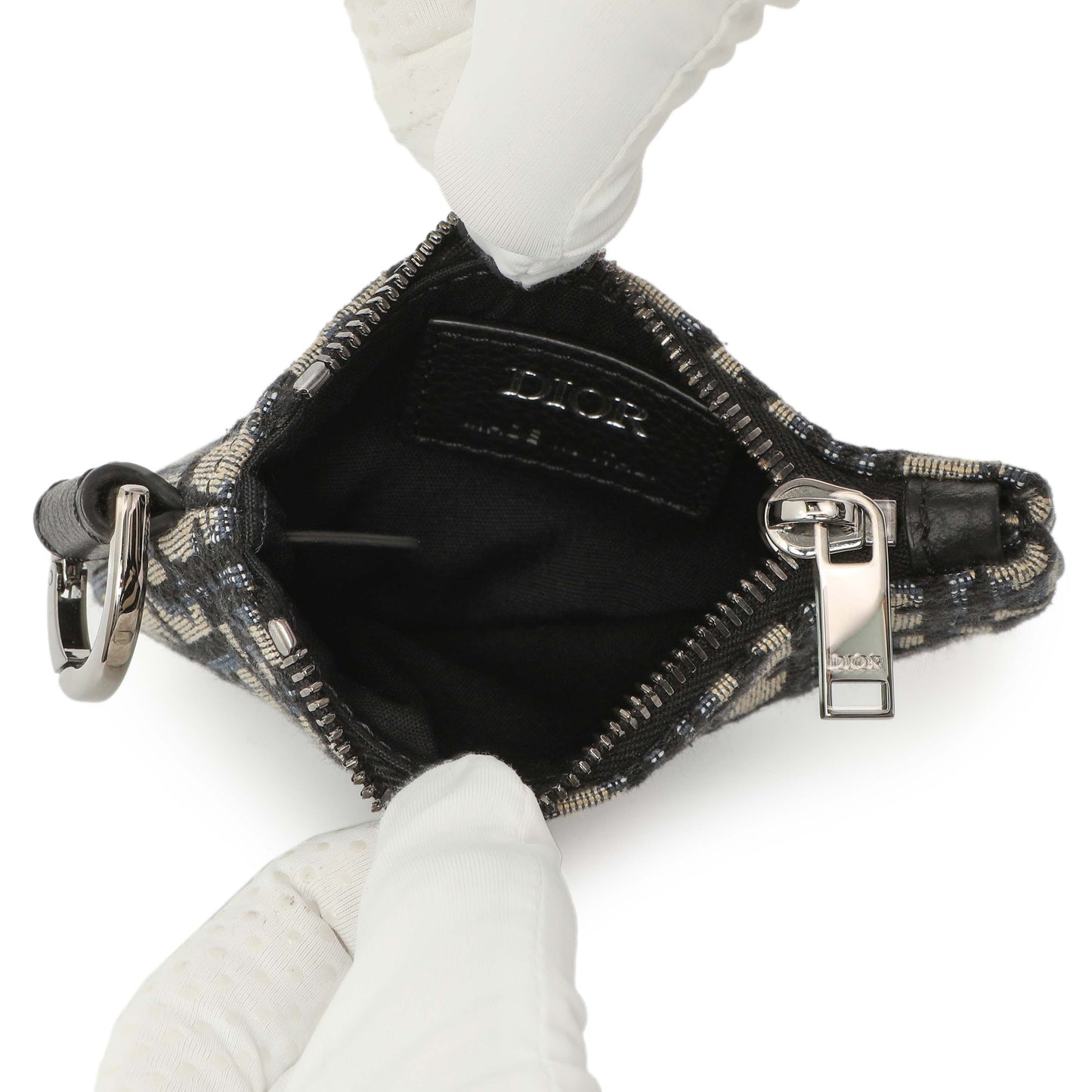 Exclusive Christian Dior Oblique Saddle Triple Pouch — Alternate View 13