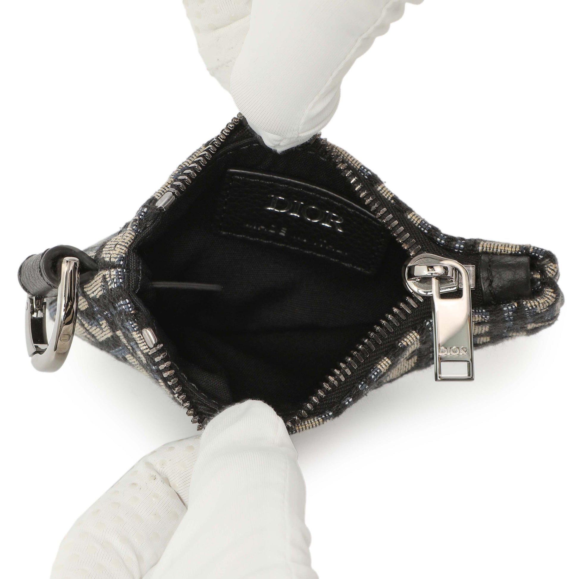 Exclusive Christian Dior Oblique Saddle Triple Pouch — Alternate View 13