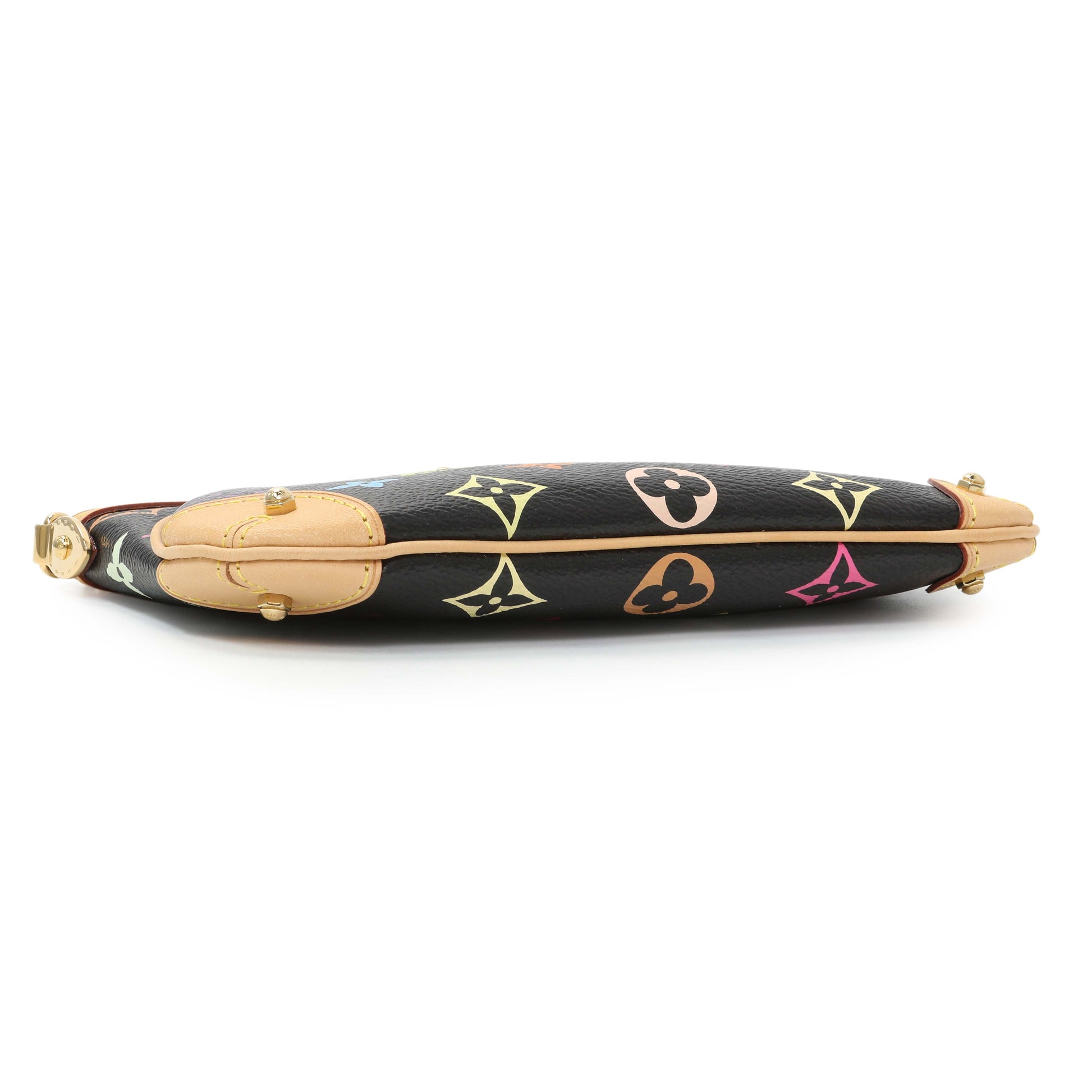 Exclusive Louis Vuitton Monogram Multicolor Pochette Milla MM — Back View