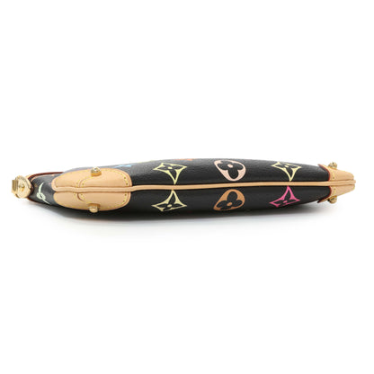 Exclusive Louis Vuitton Monogram Multicolor Pochette Milla MM — Back View